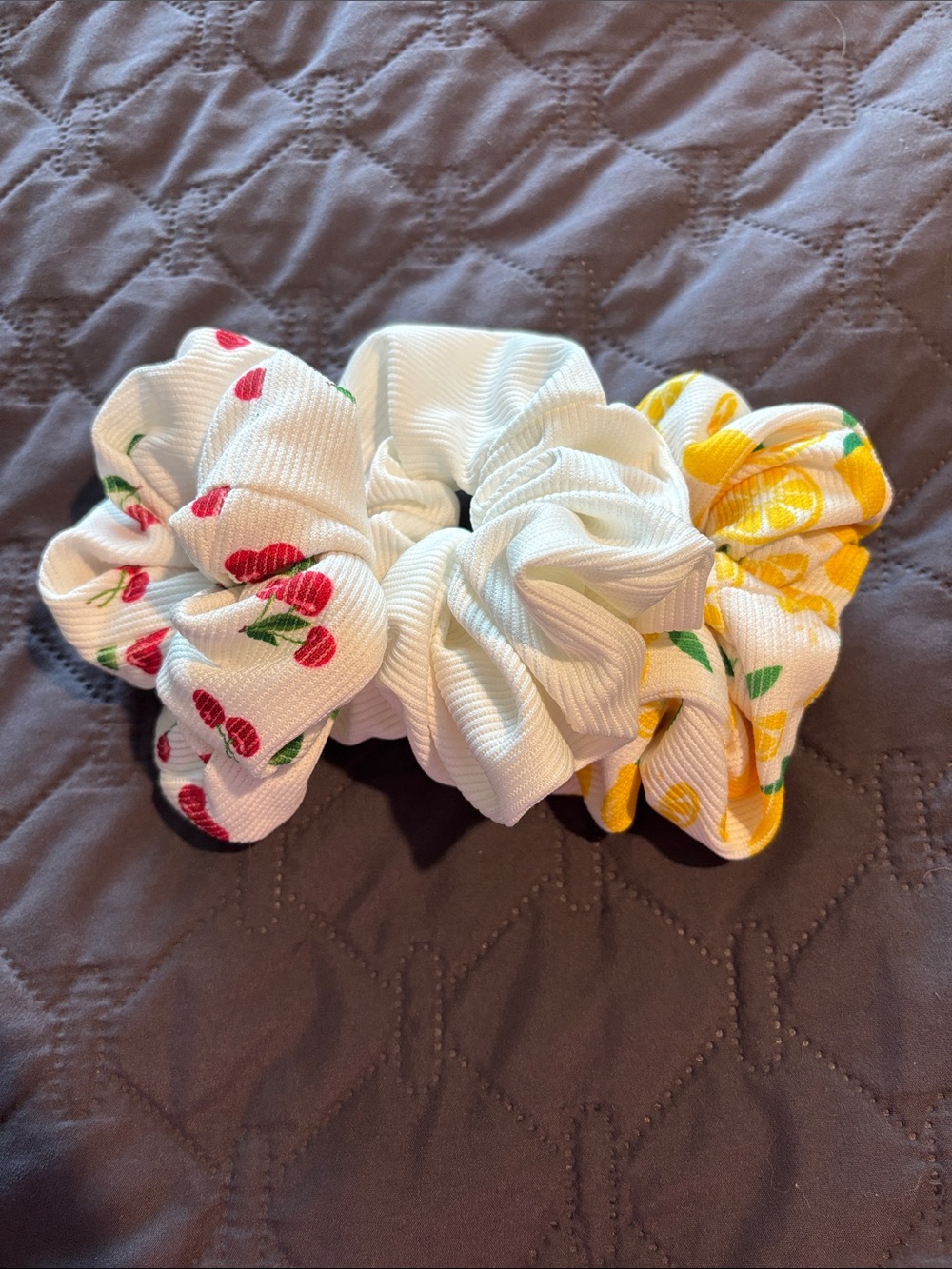 Set of 3 brand new hair Scrunchies - never used